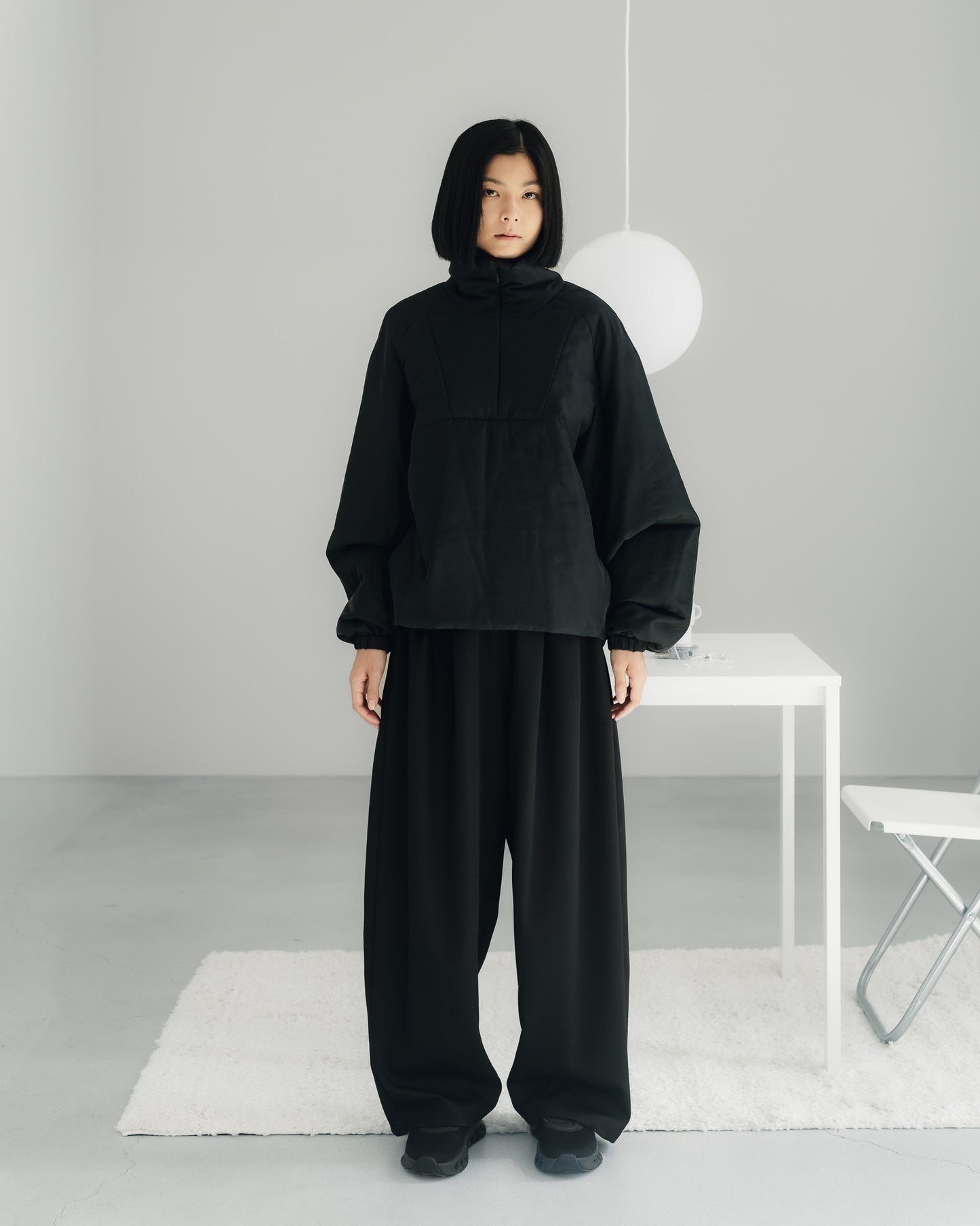 pre order / easy drawstring pants(black)