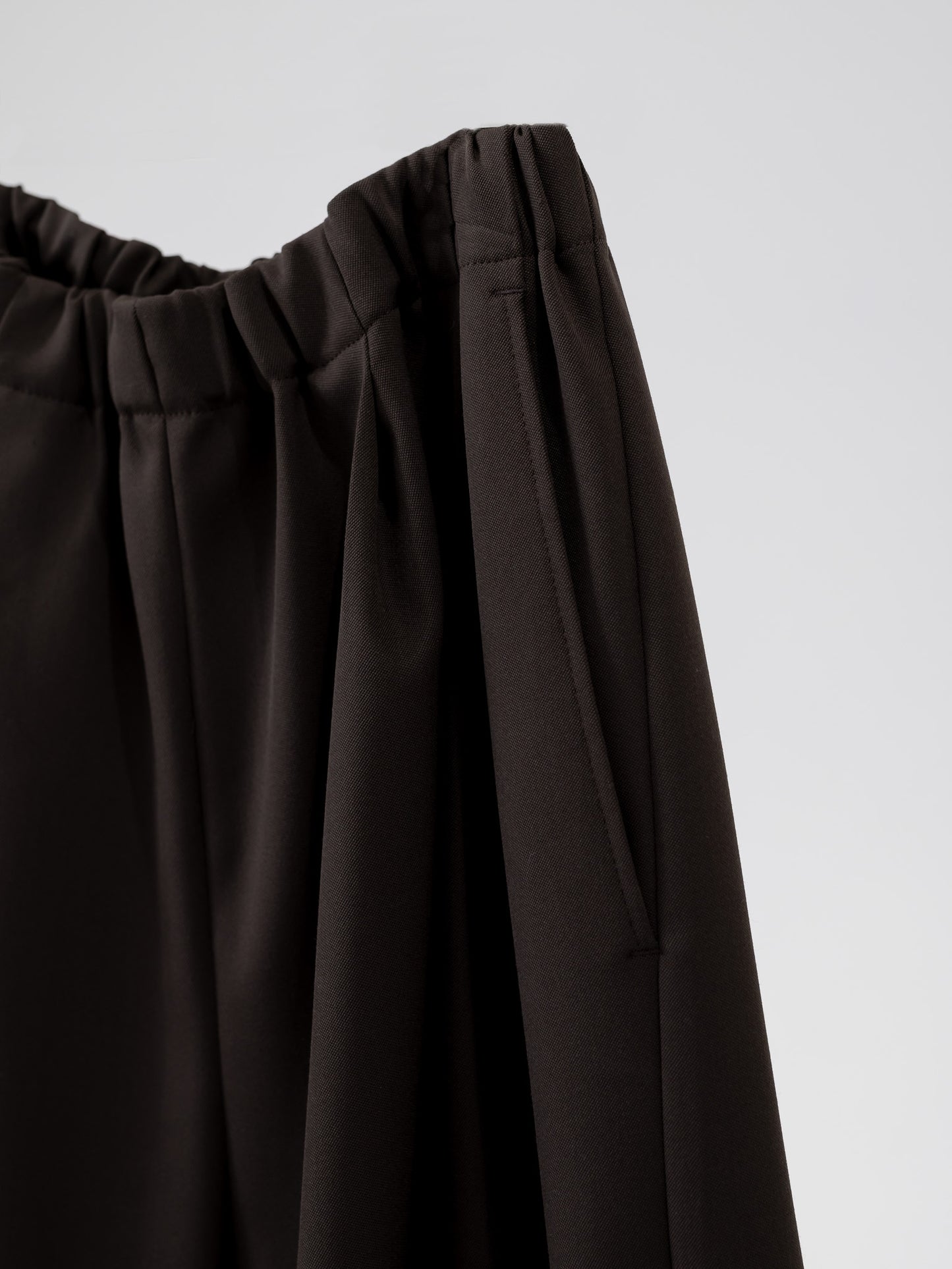 pre order / easy drawstring pants(d.brown)
