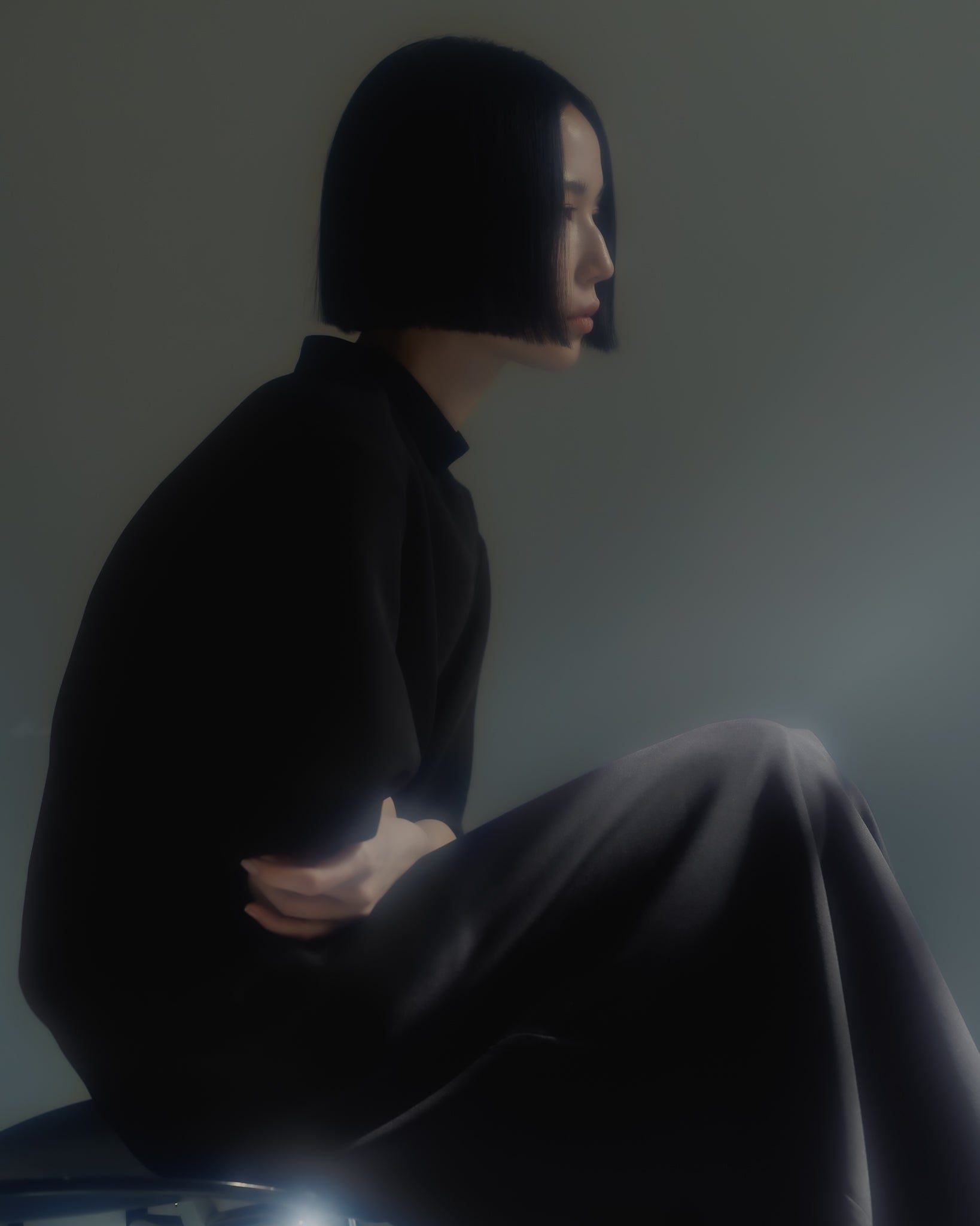 the phos long dress black サイズ1 pre order / long dress (black) – the phos.online