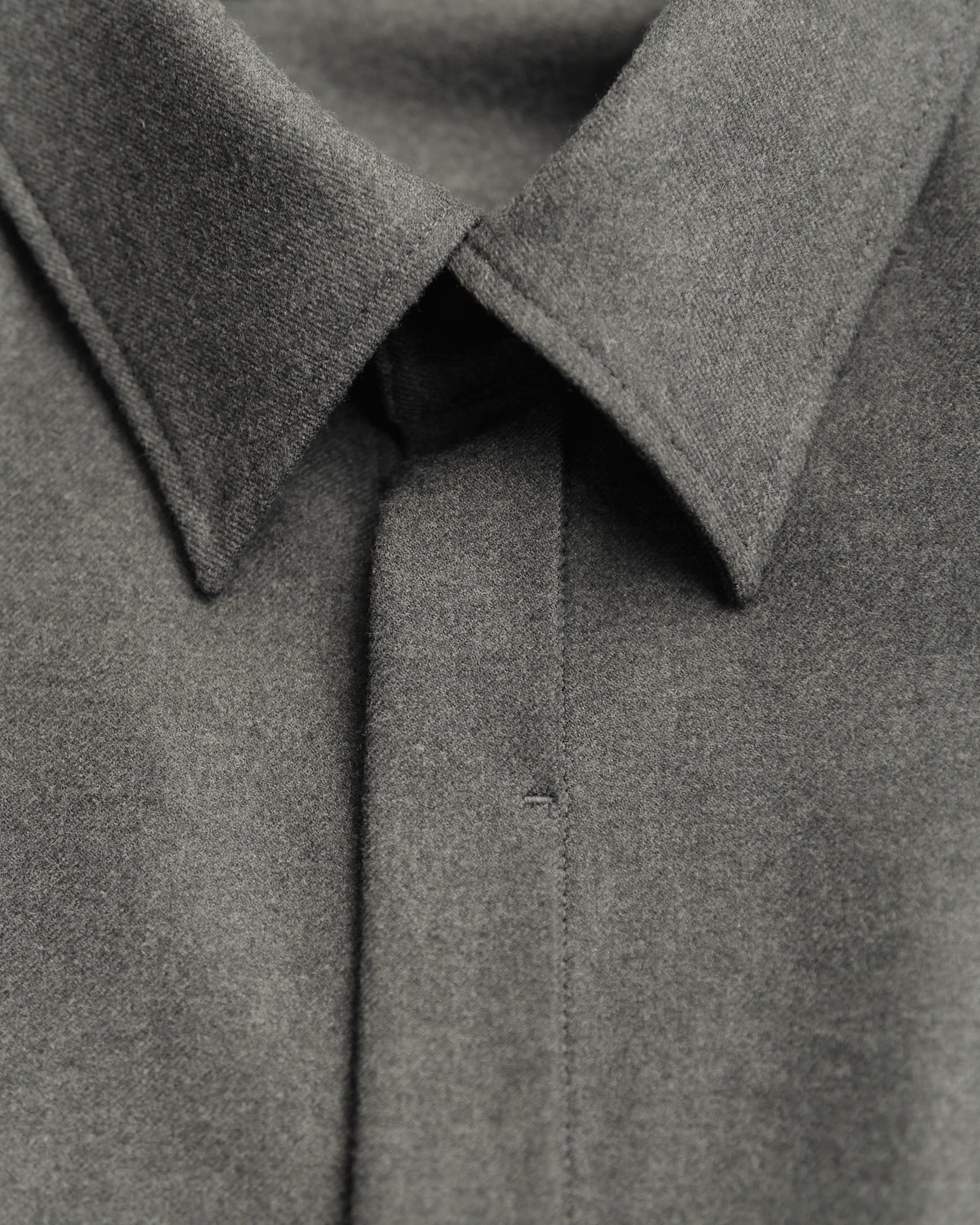 pre order / double brushed shirt (gray)