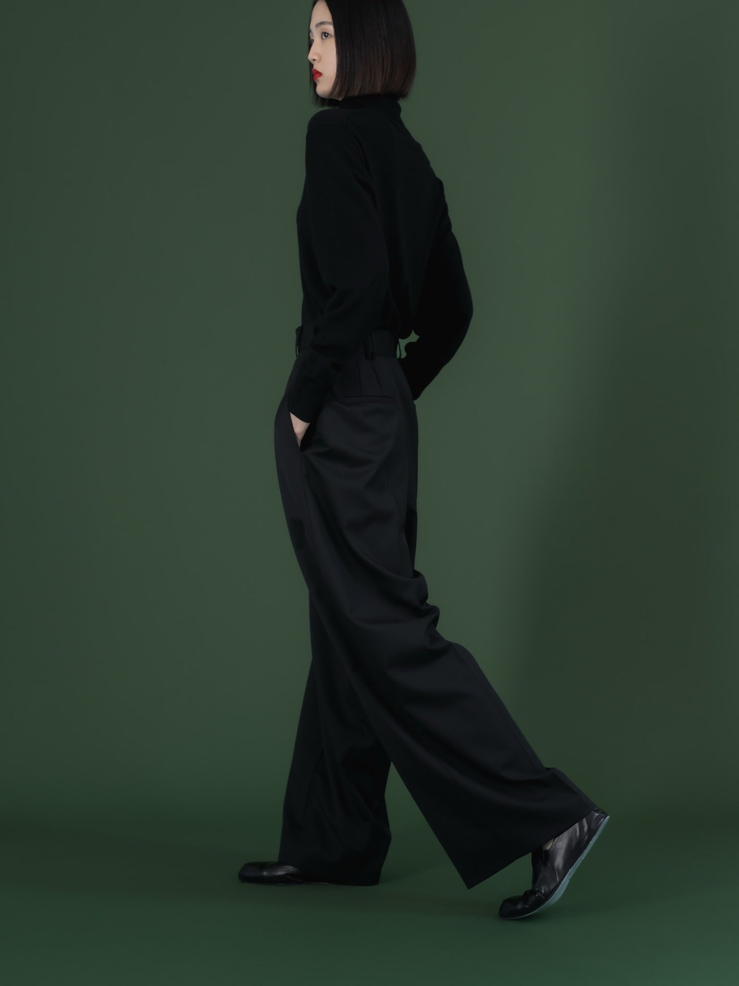 pre order / Altema pants (black)
