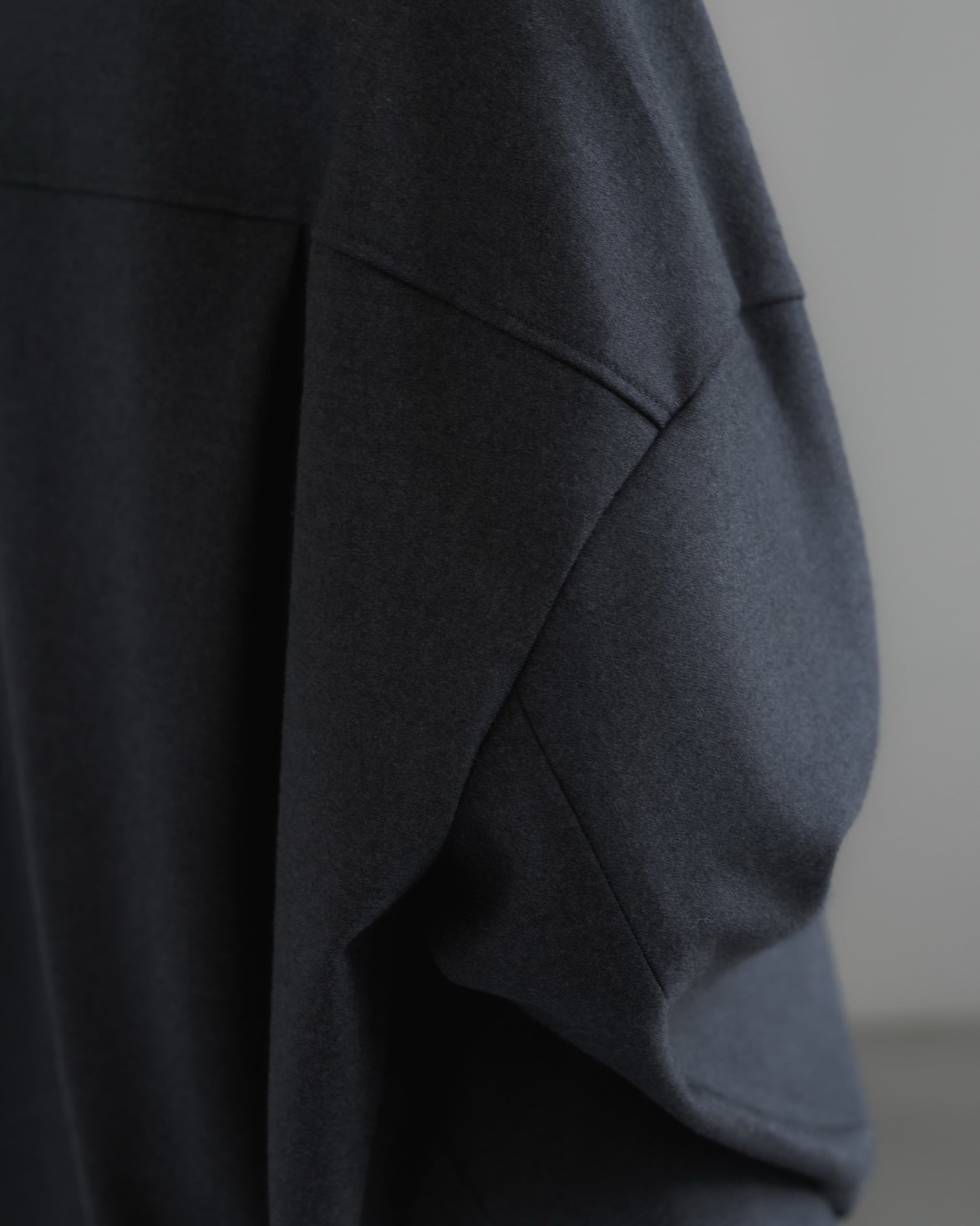 pre order / double brushed shirt (gray)
