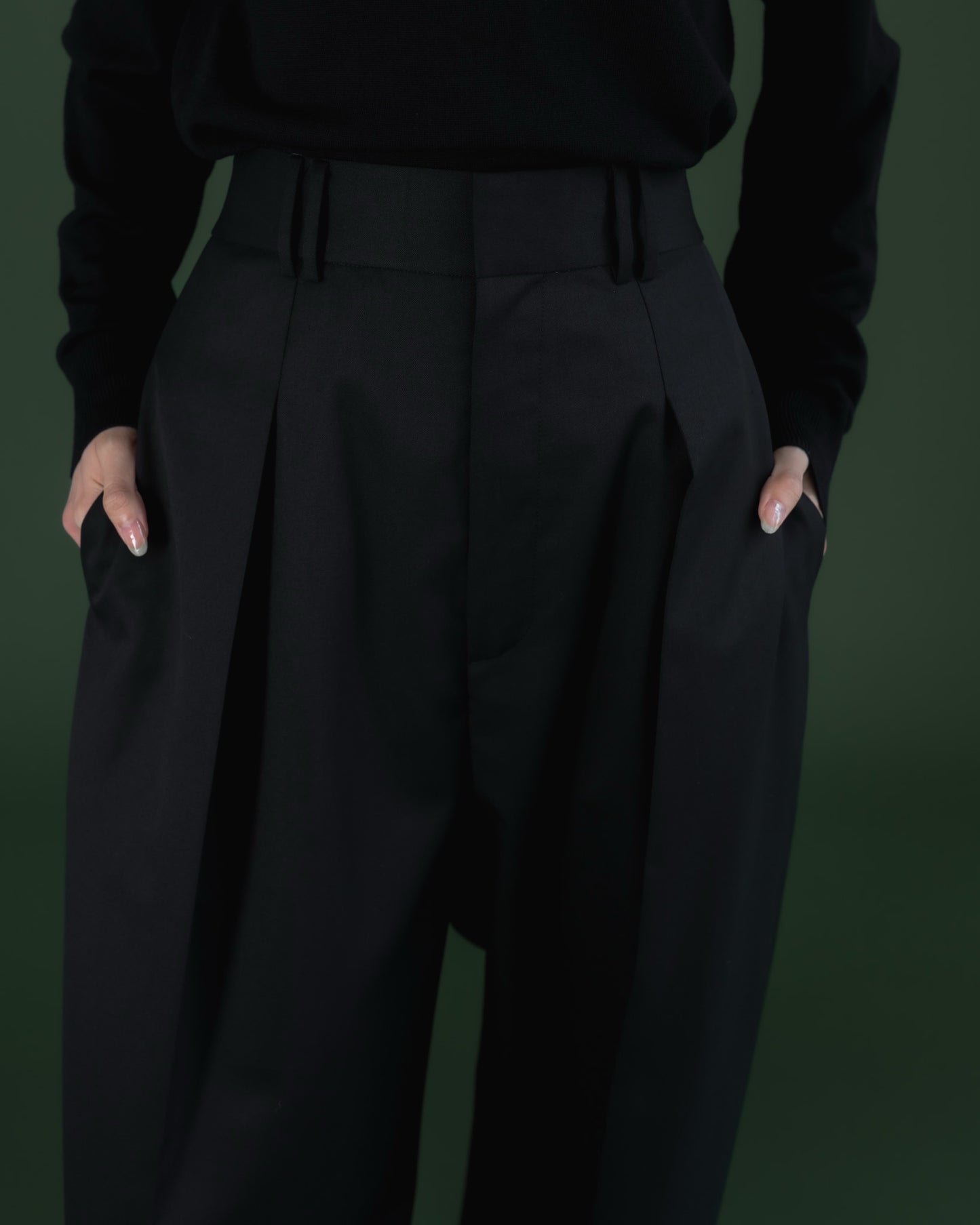 pre order / Altema pants (black)
