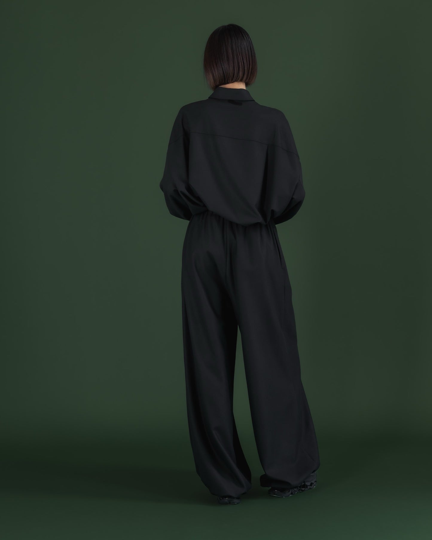 pre order / double brushed pants (black)