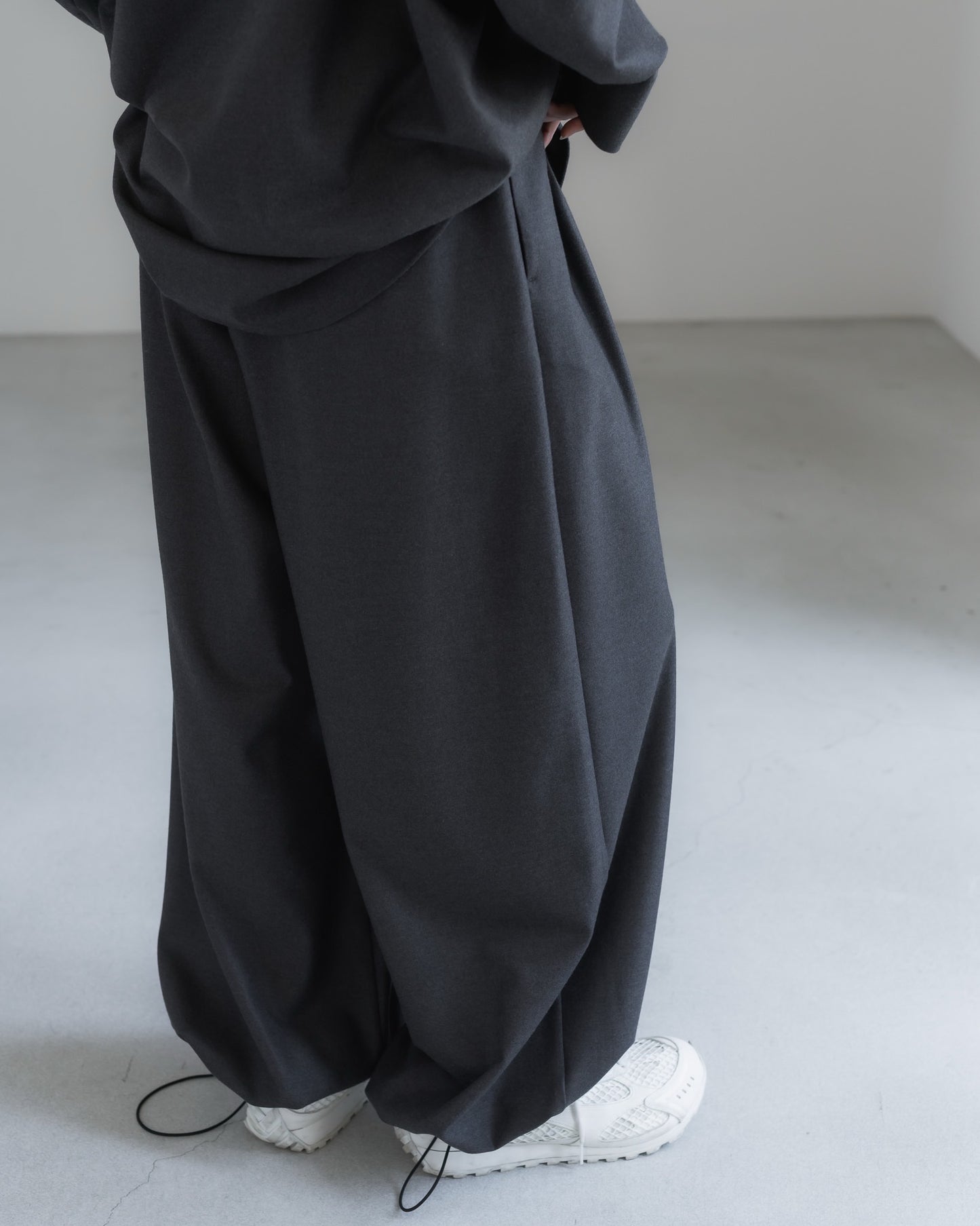 pre order / double brushed pants (gray)