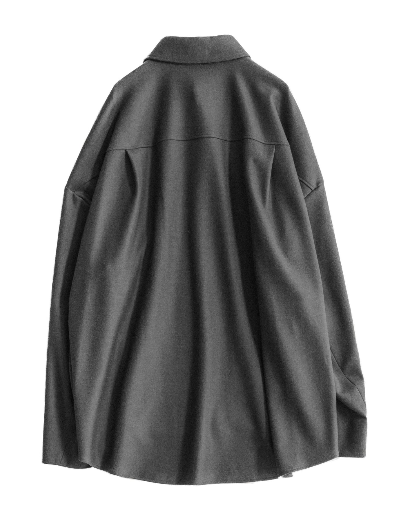 pre order / double brushed shirt (gray)