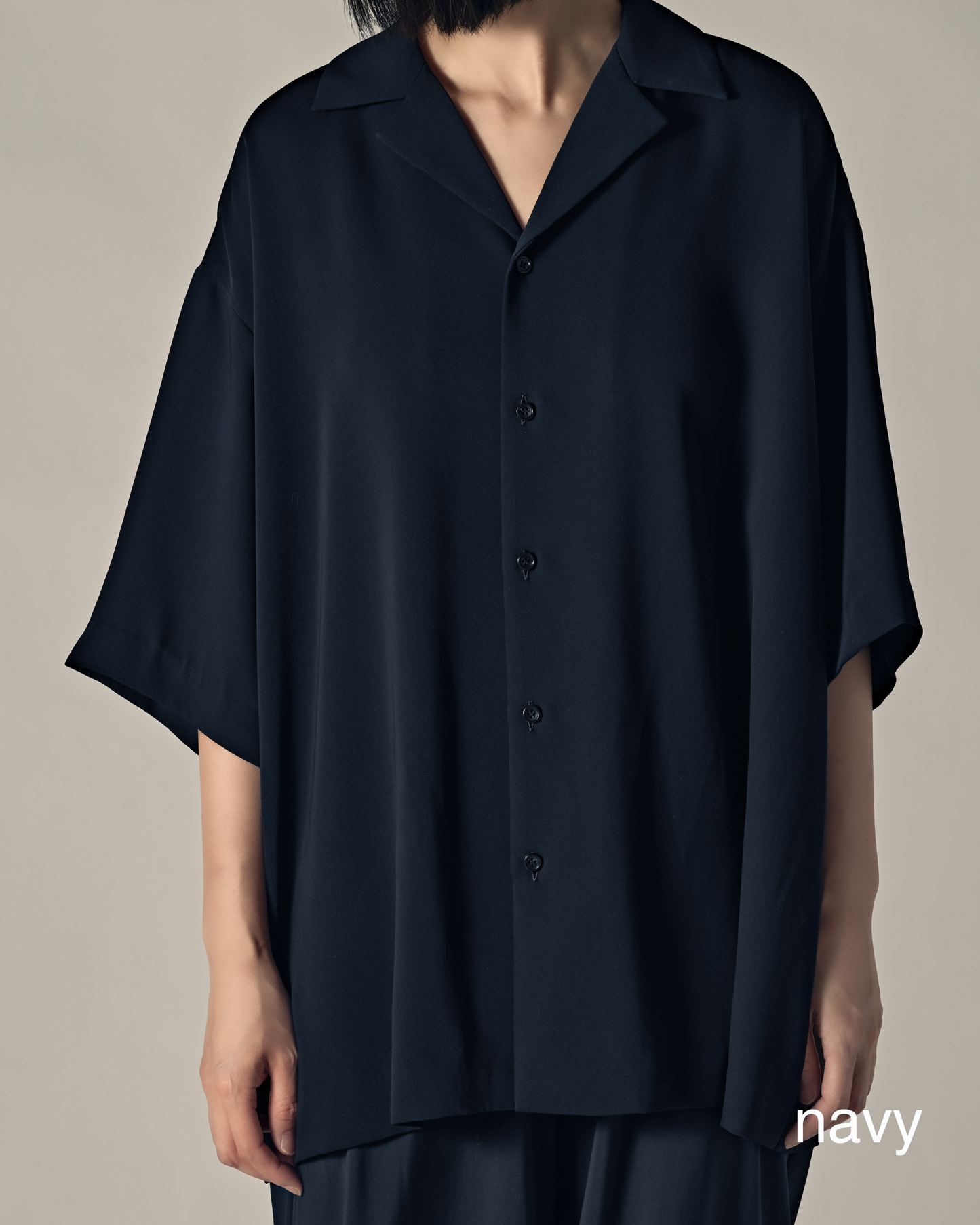 open collar shirt
