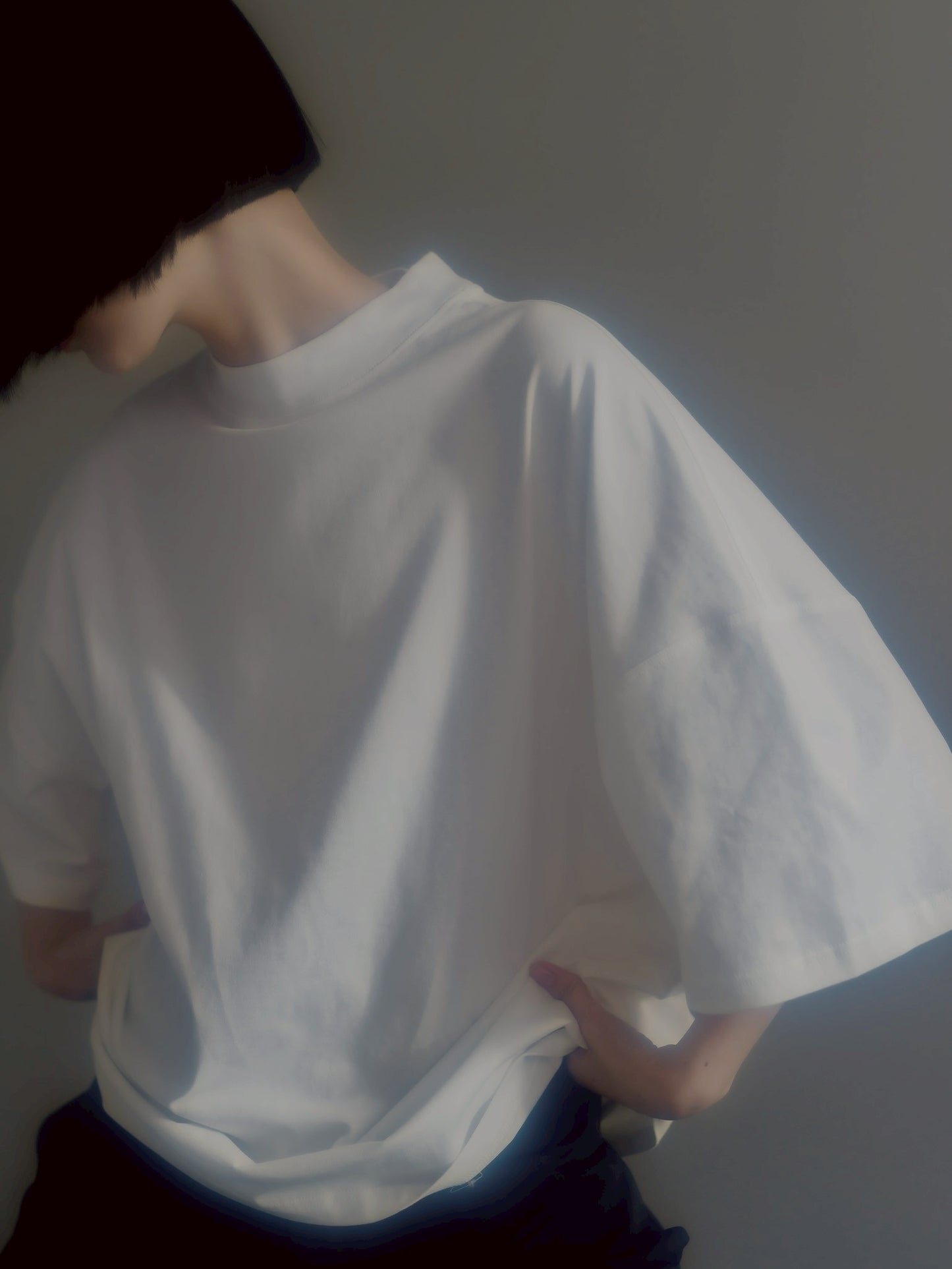half sleeve tee (white)