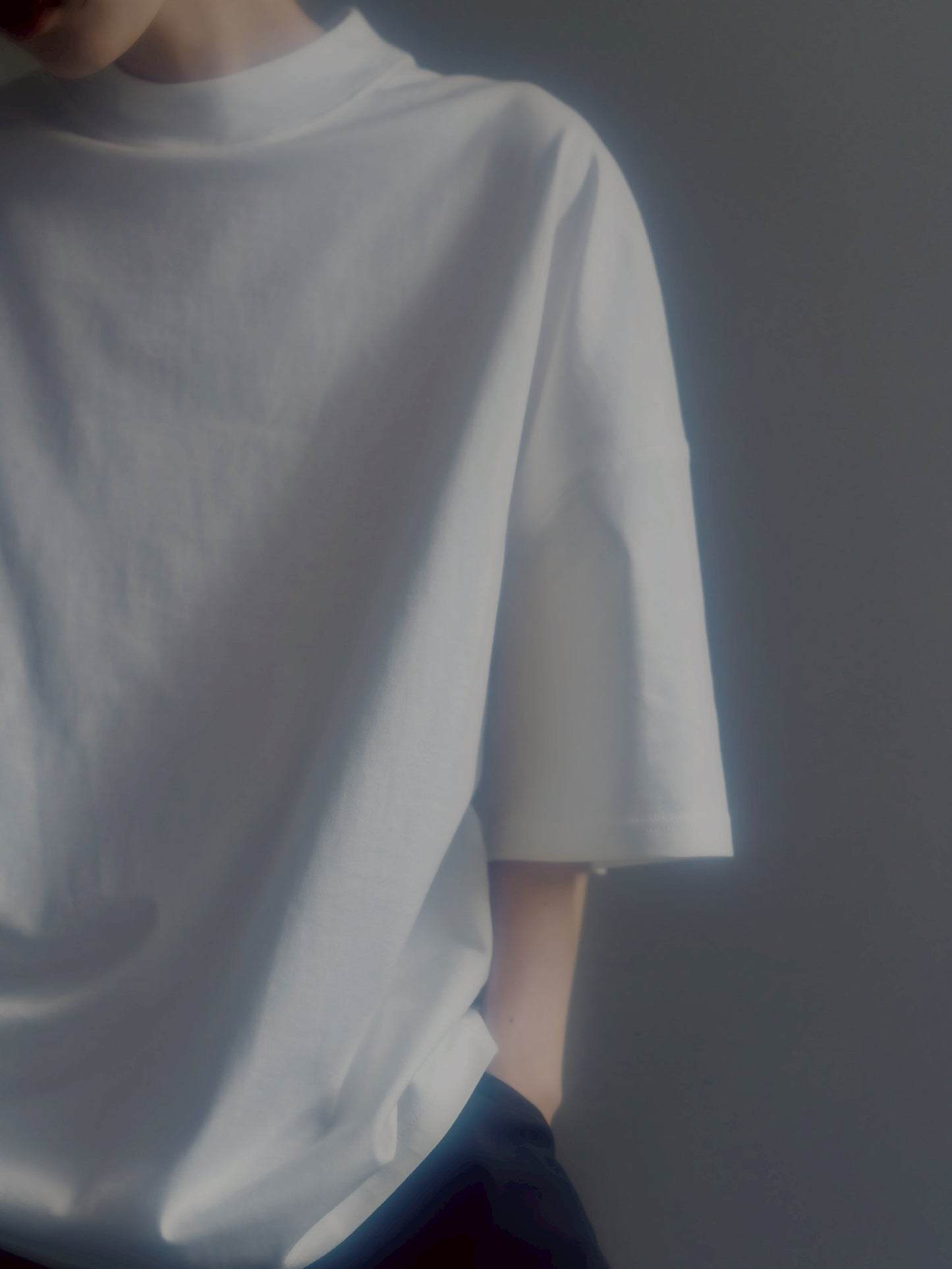 half sleeve tee (white)