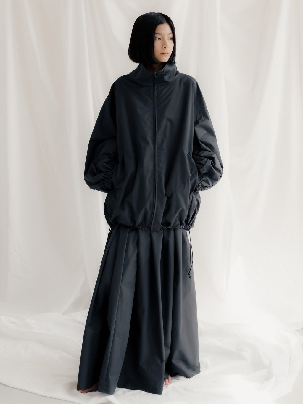 pre-order / big nylon blouson