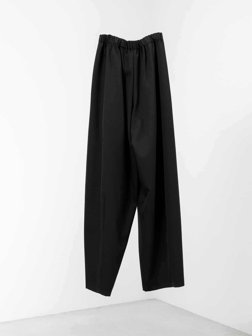 easy drawstring pants(black)