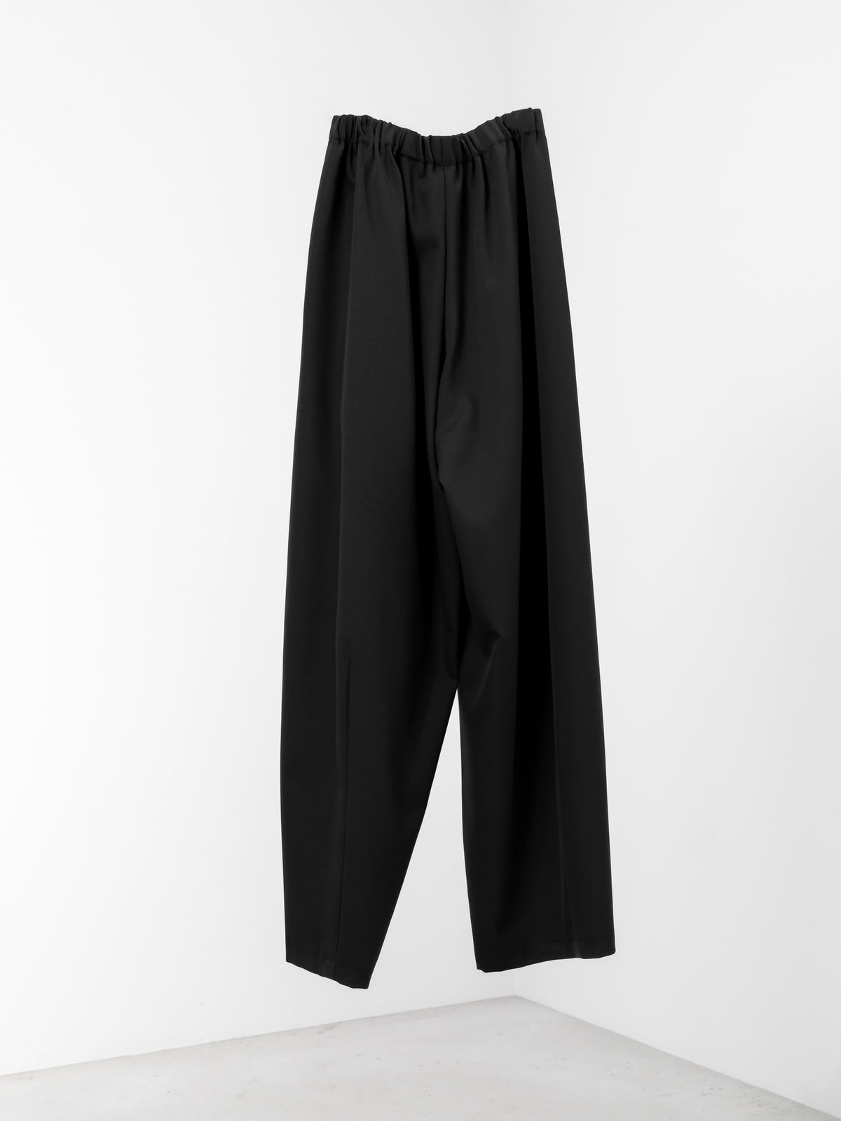 easy drawstring pants(black)
