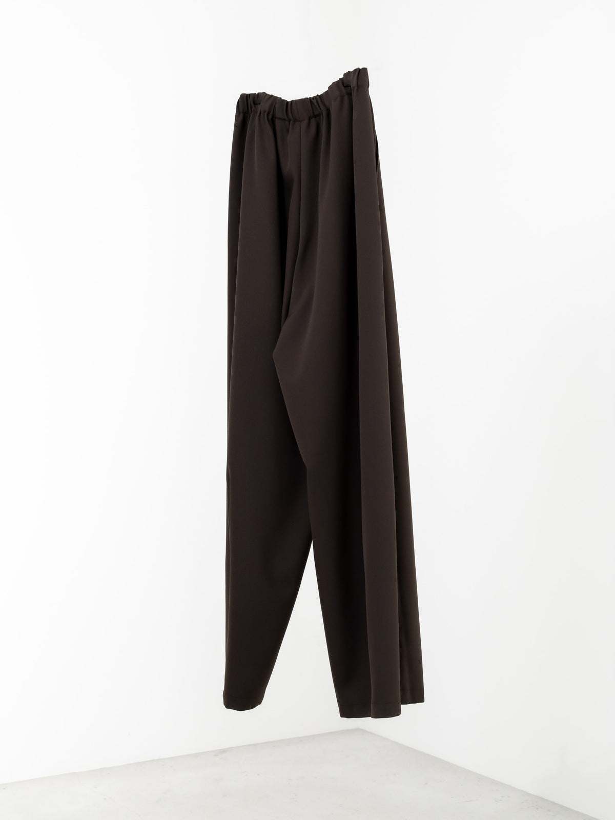 easy drawstring pants(d.brown)
