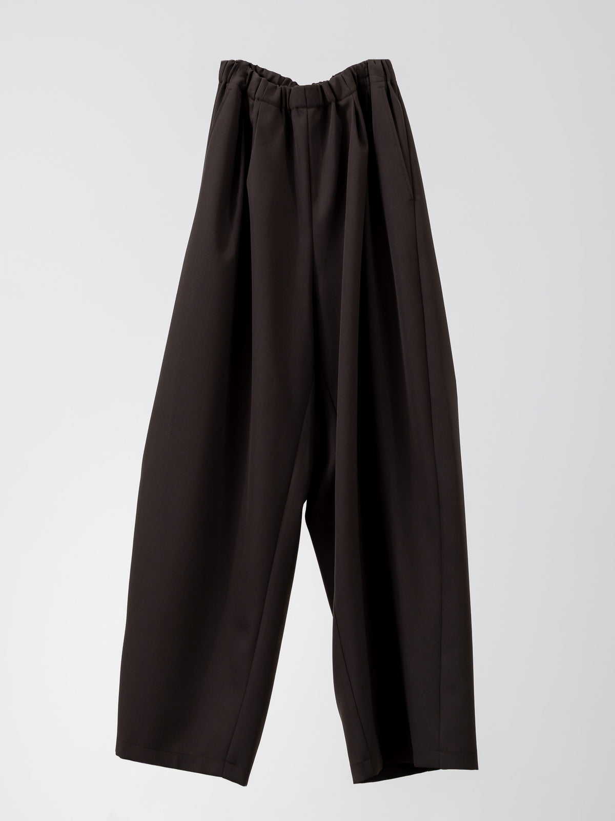easy drawstring pants(d.brown)