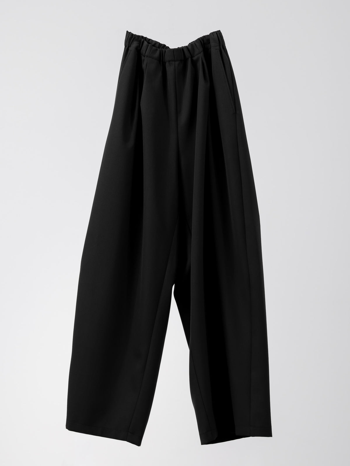 easy drawstring pants(black)