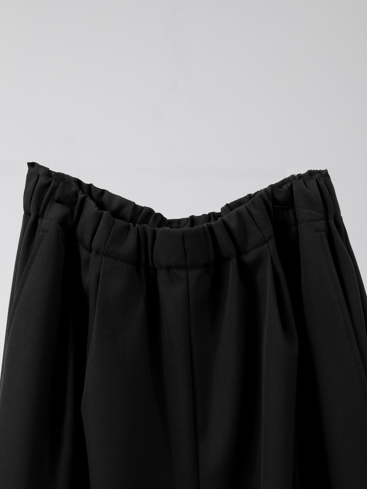 easy drawstring pants(black)