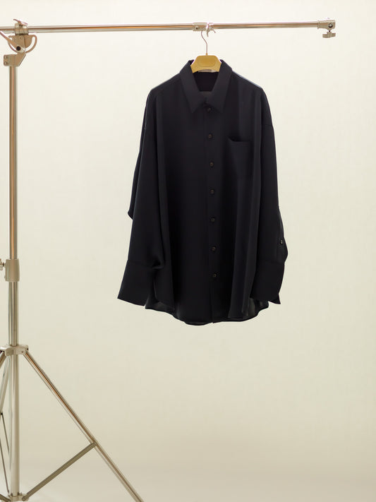 long sleeve shirt (navy)