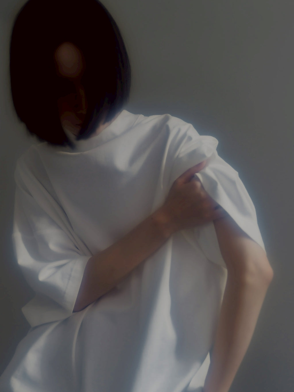 half sleeve tee (white)