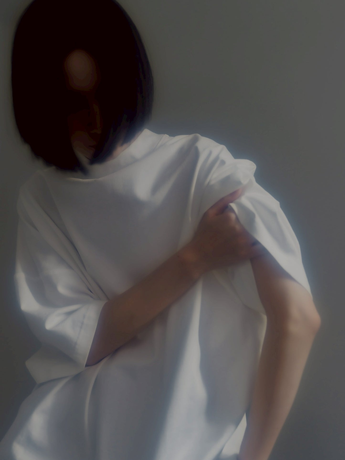 half sleeve tee (white)