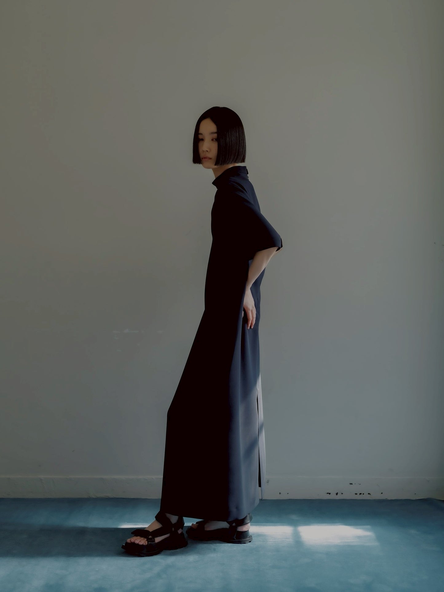 long dress (navy)