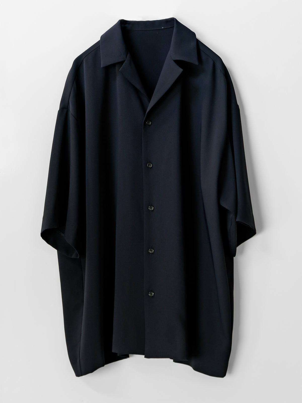 open collar shirts(navy)