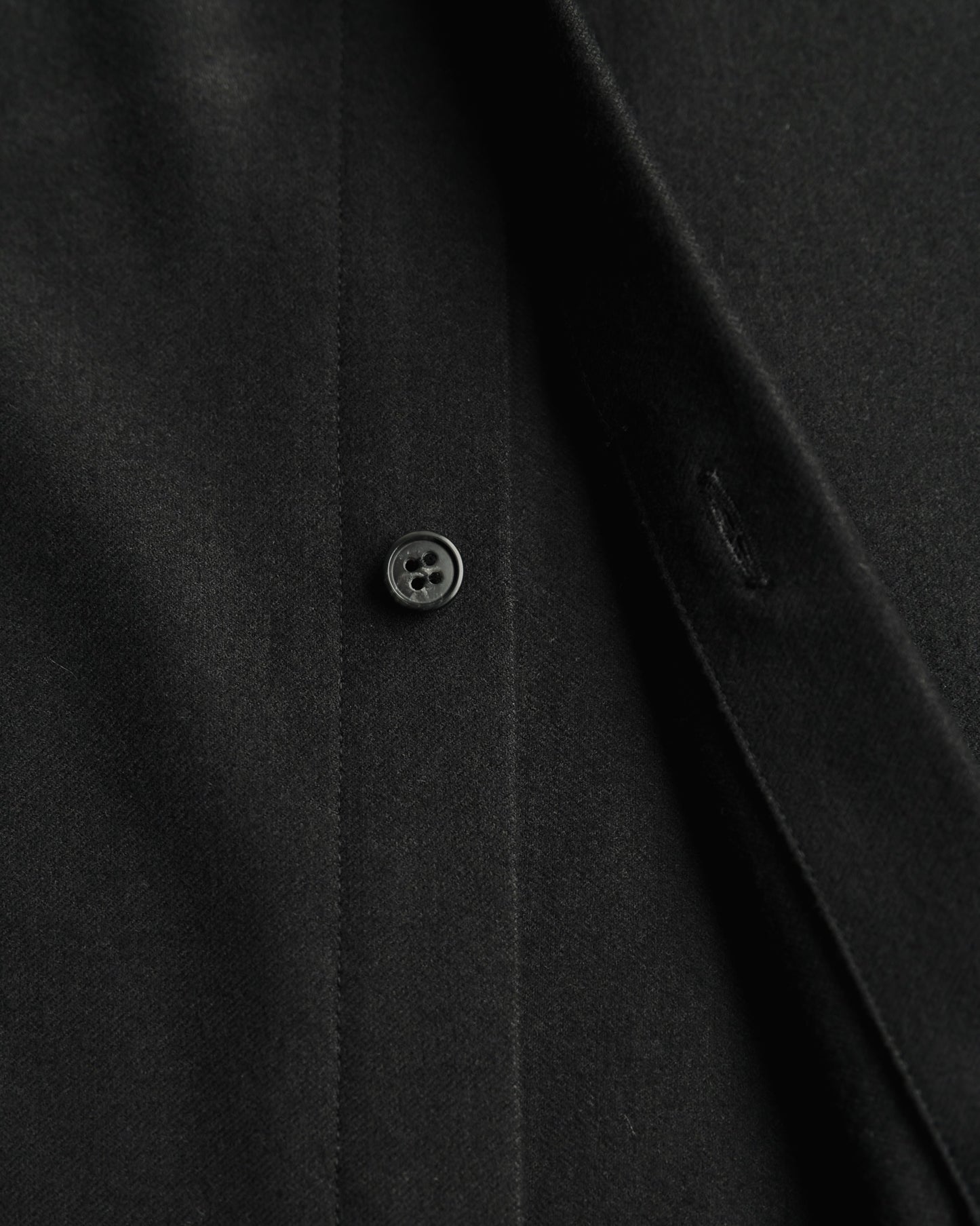 pre order / double brushed shirt (black)