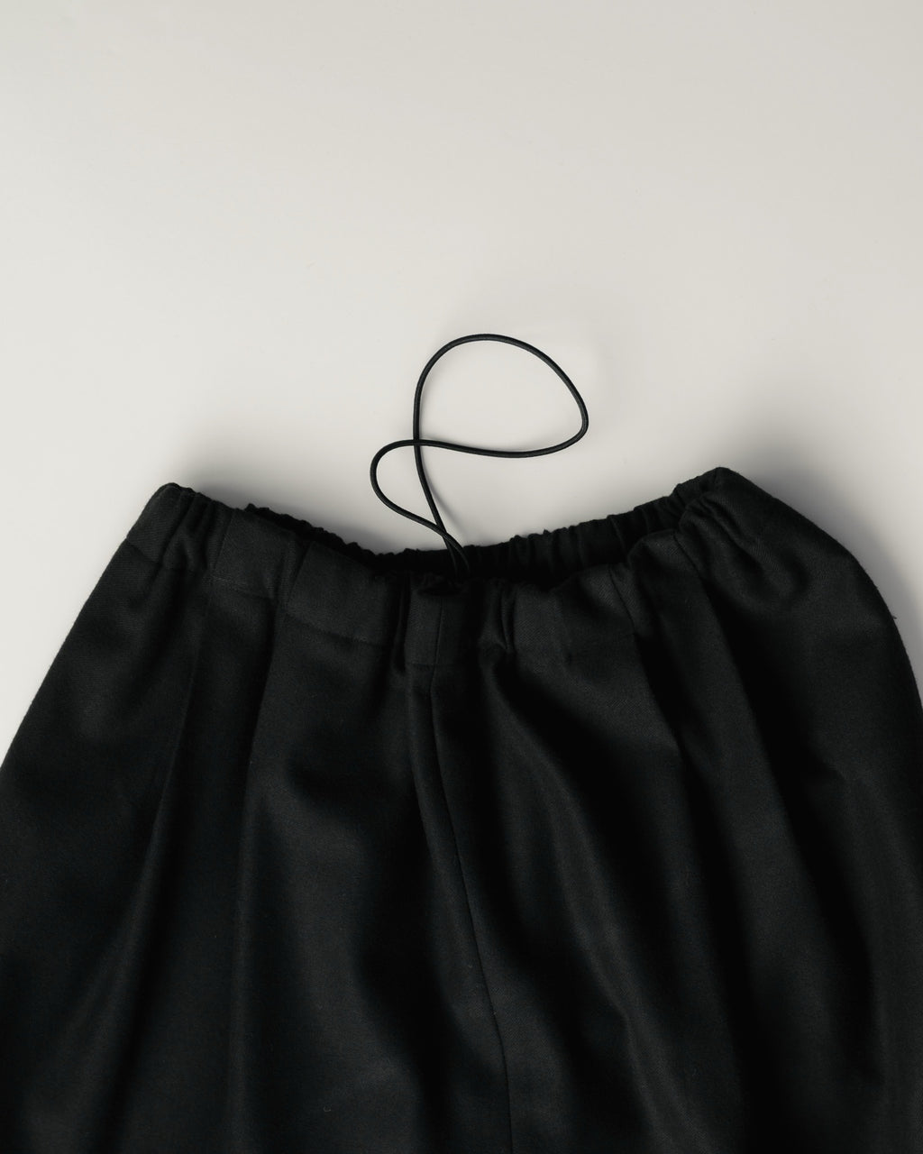 double brushed pants (black)