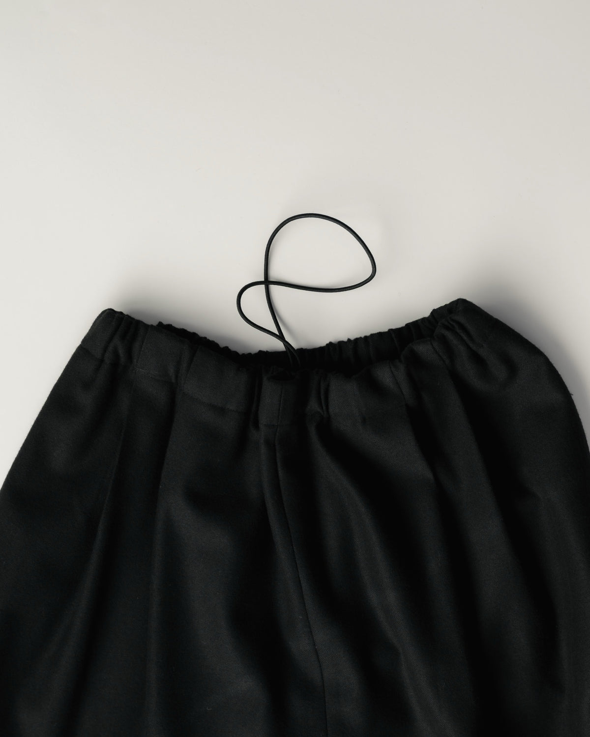 double brushed pants (black)