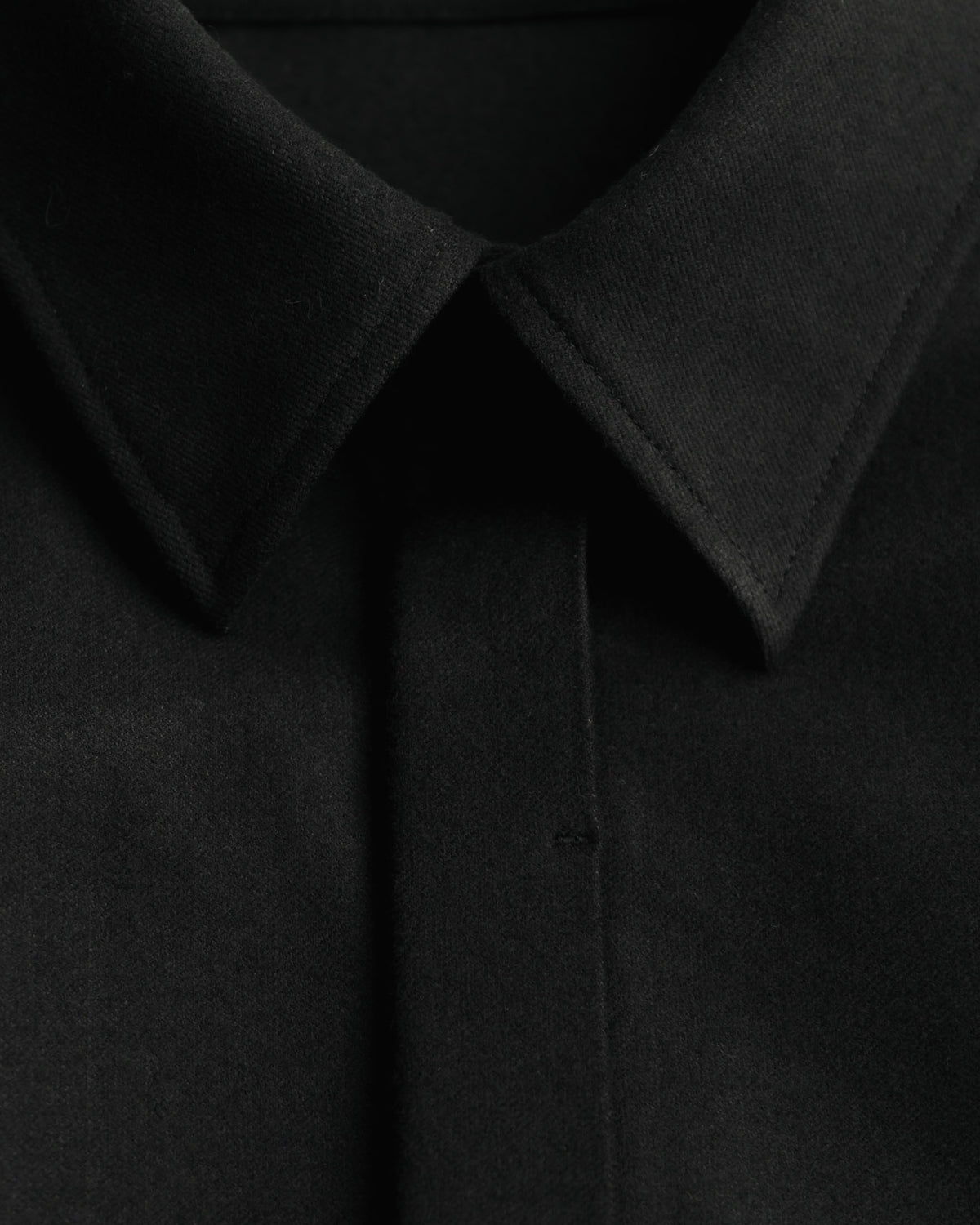 double brushed shirt (black)