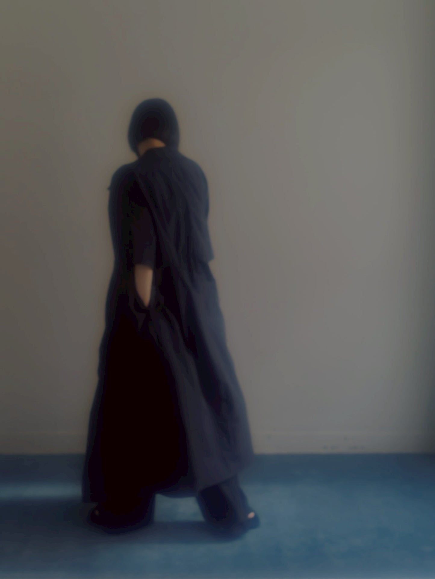 half sleeve coat (navy)