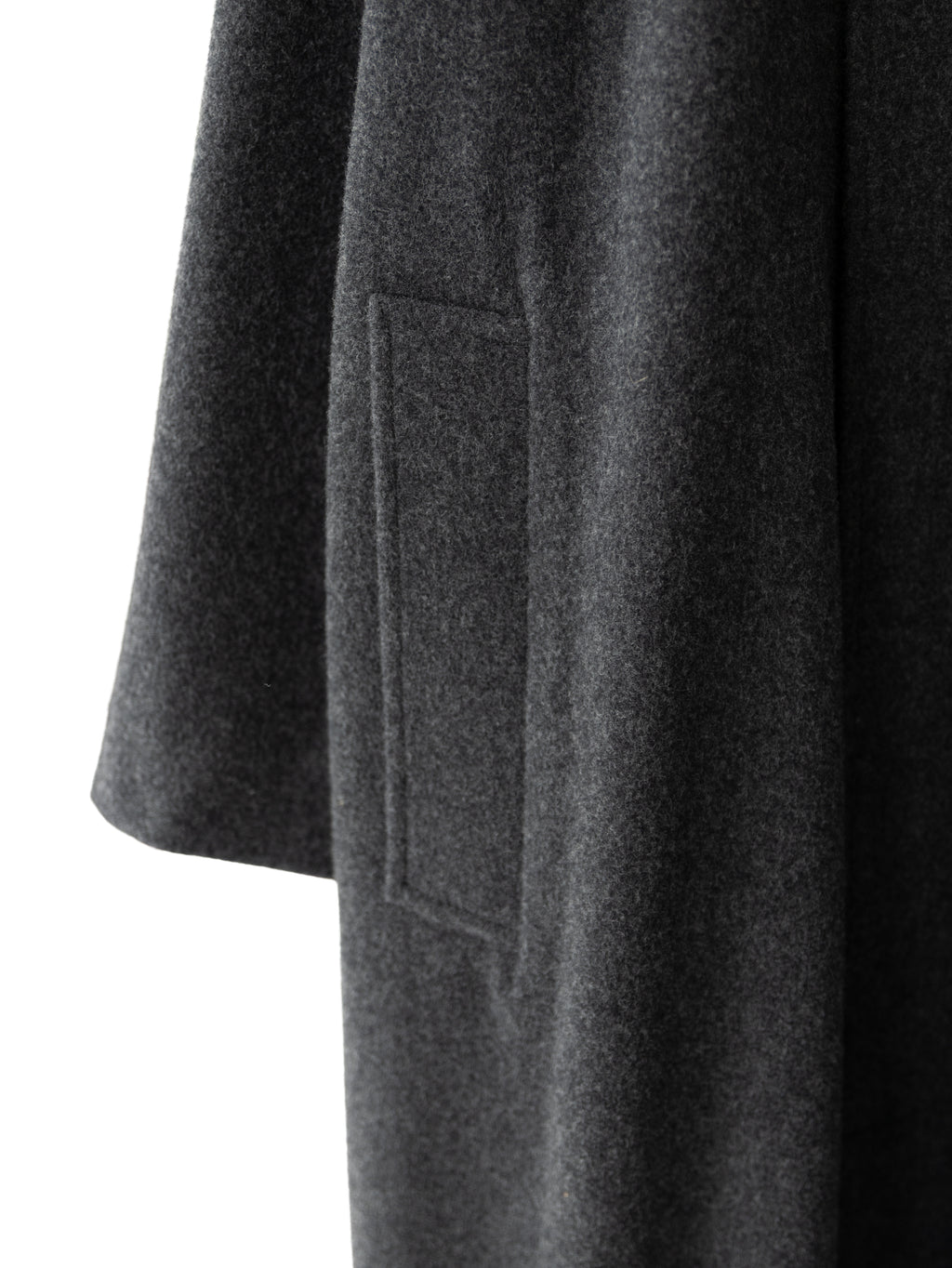 【pre order】Balmacaan coat (charcoal)