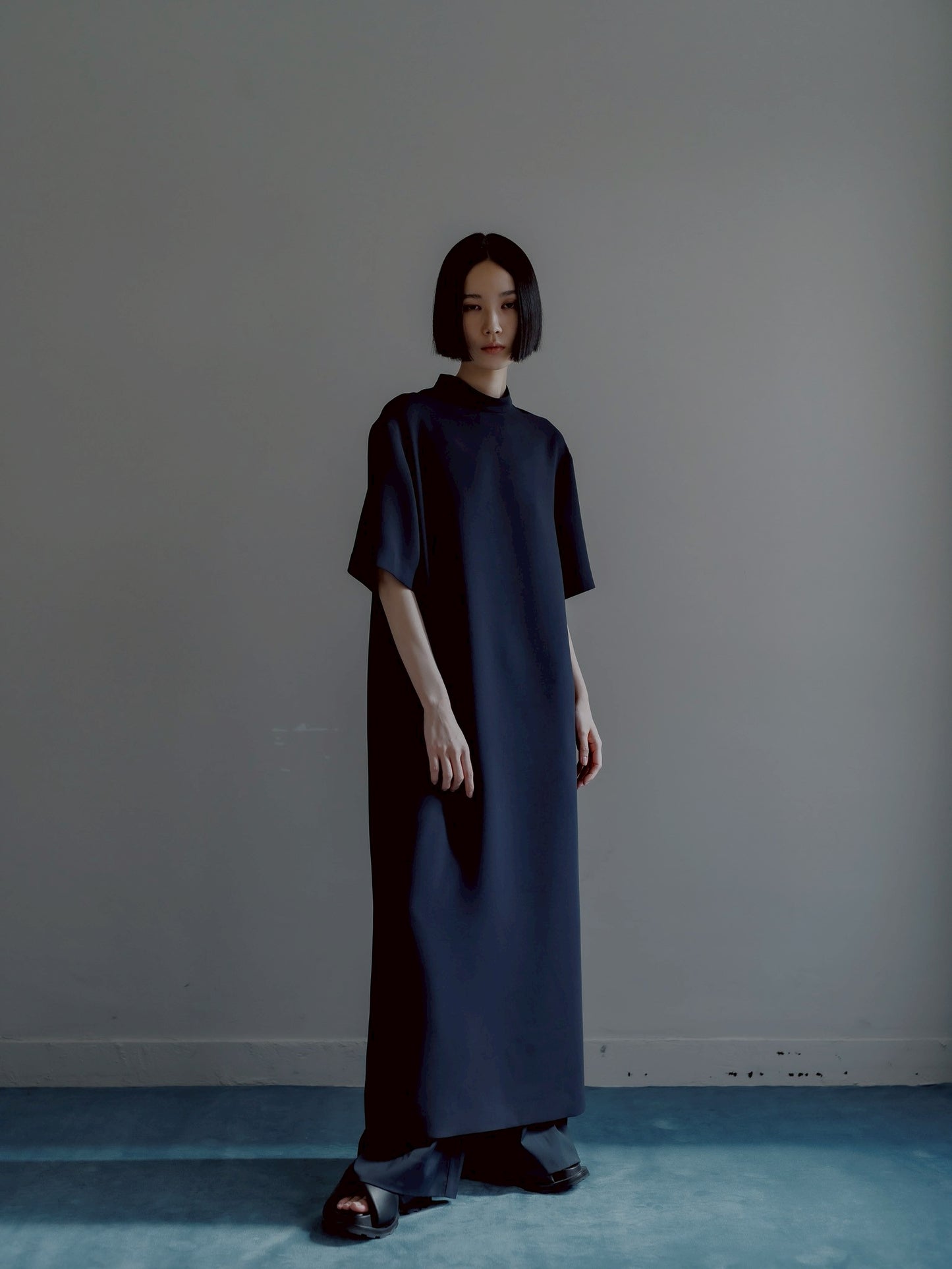 long dress (navy)