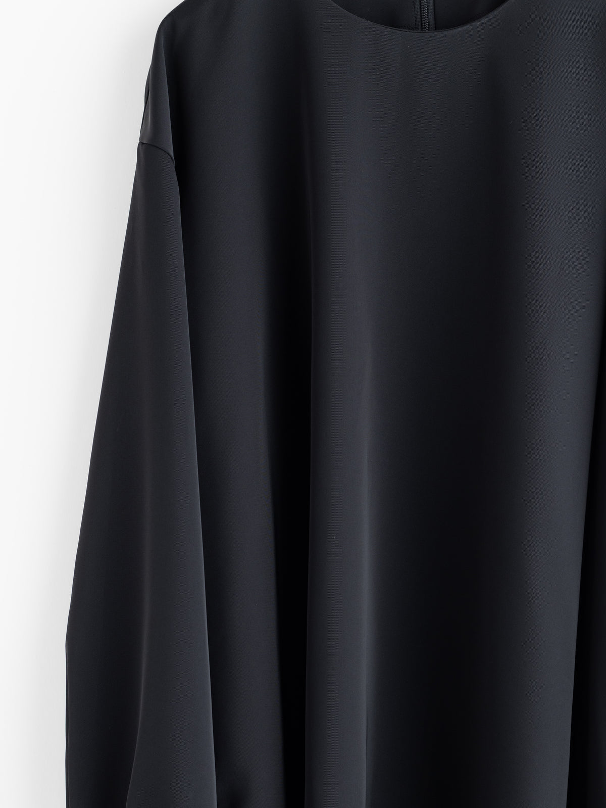 【pre order】round neck blouse -triacetate-