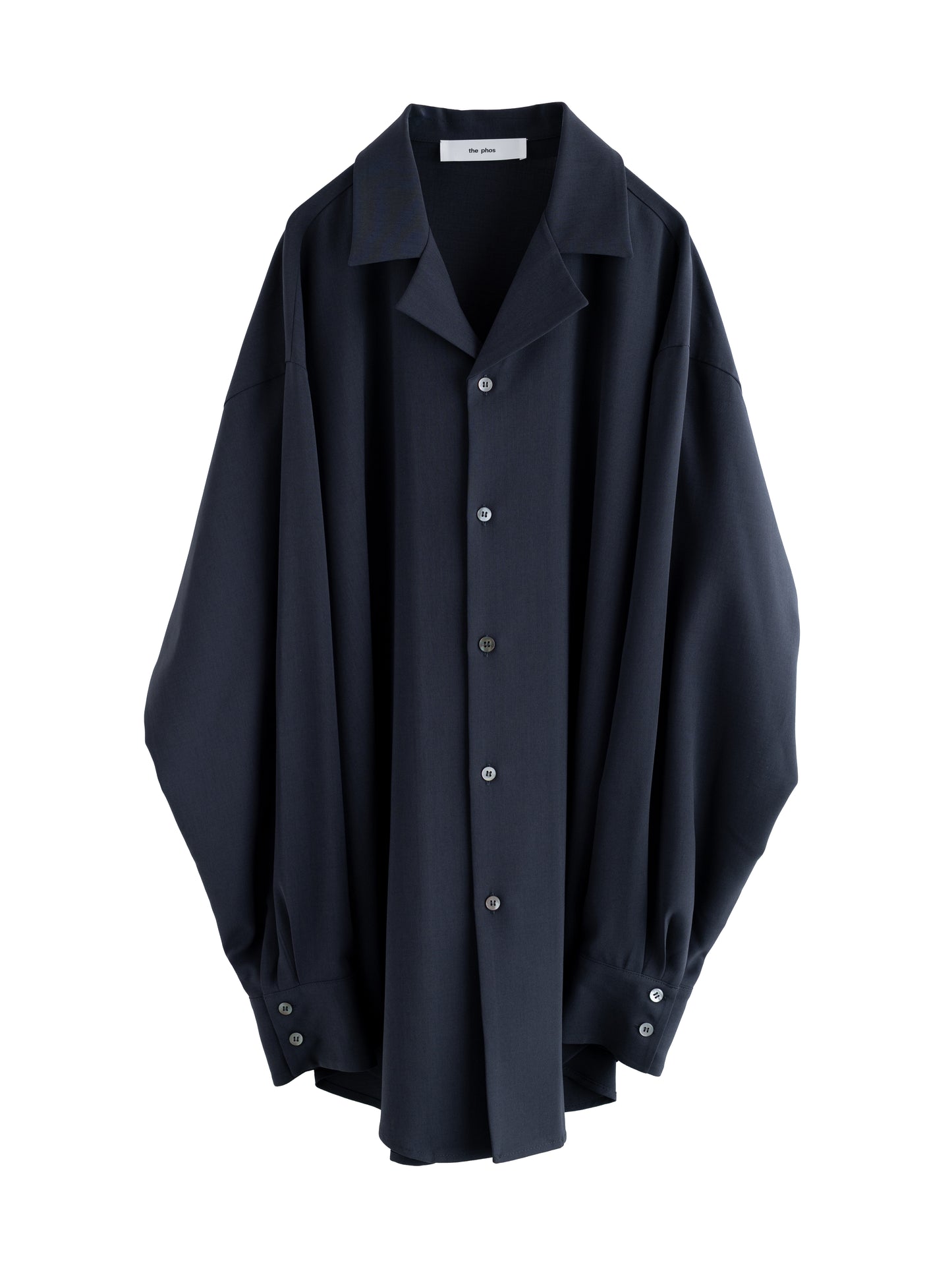 【pre order】open collar long sleeve shirt