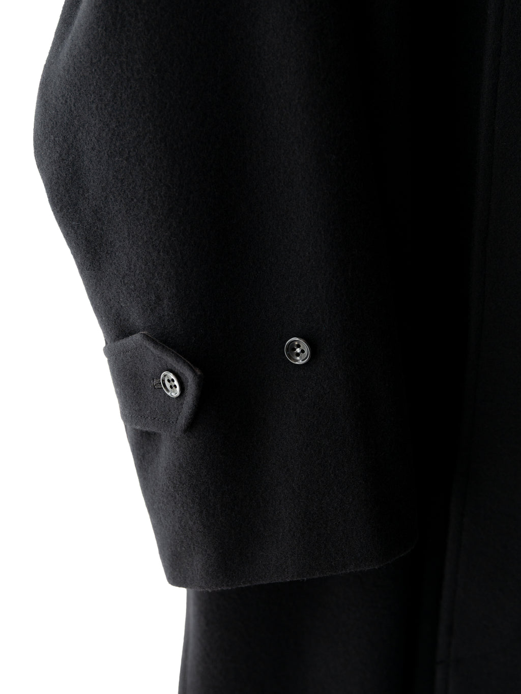 【pre order】Balmacaan coat (black)