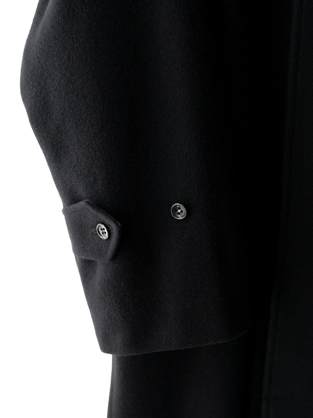 【pre order】Balmacaan coat (black)