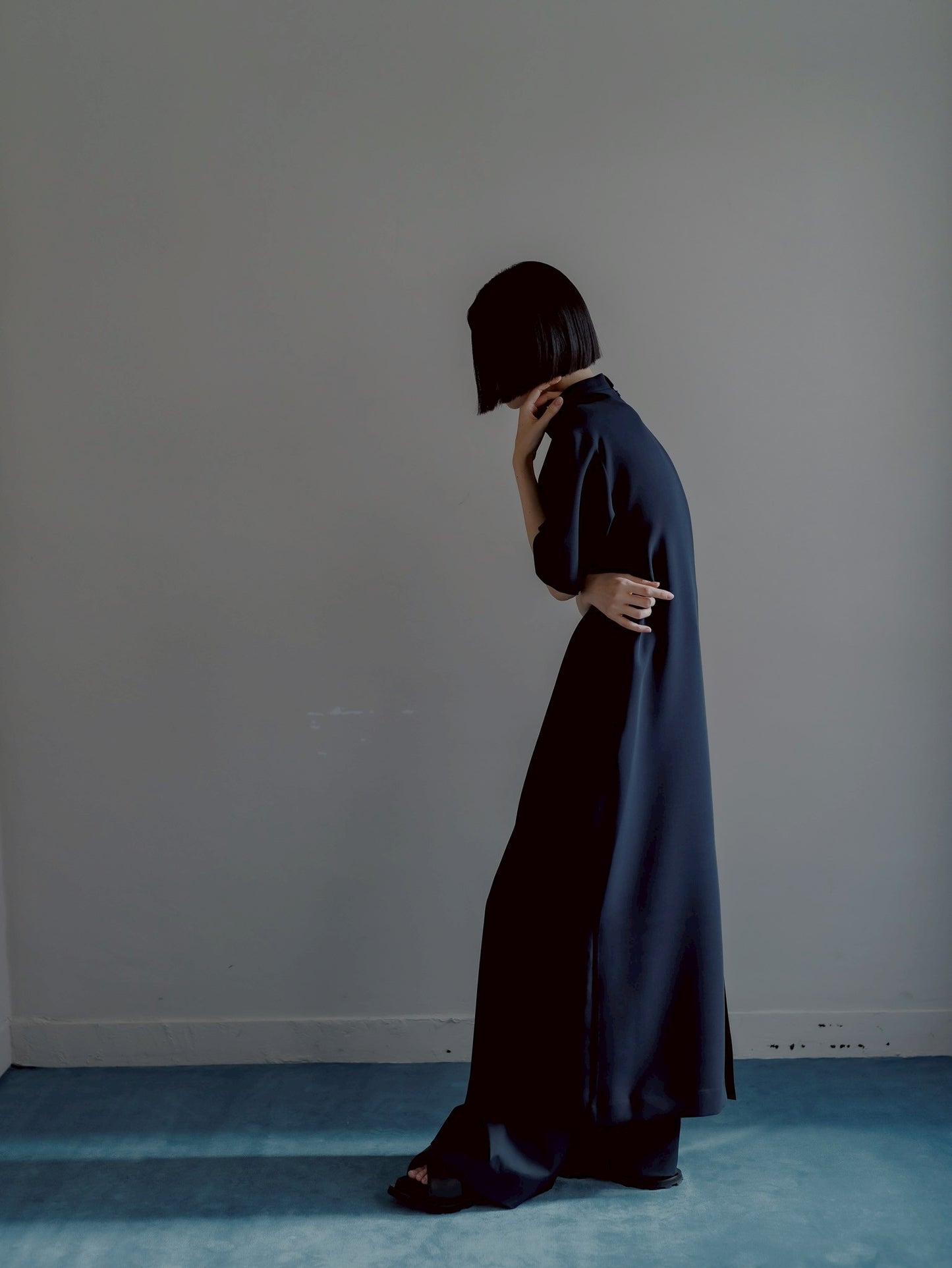 long dress (navy)