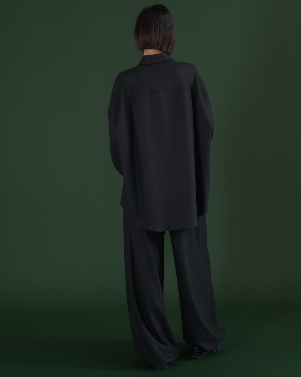 double brushed shirt (black)