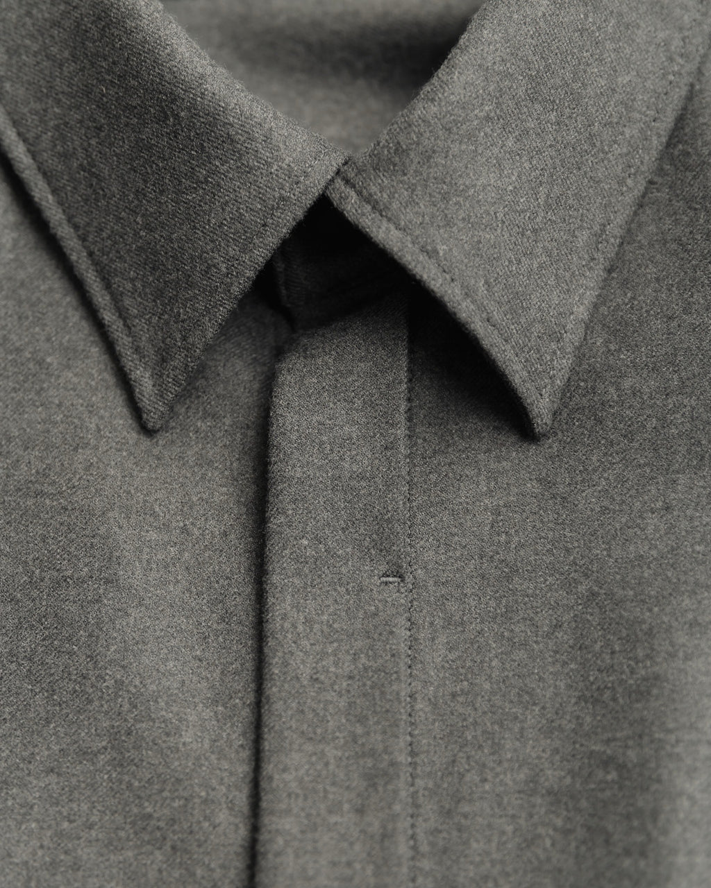 double brushed shirt (gray)