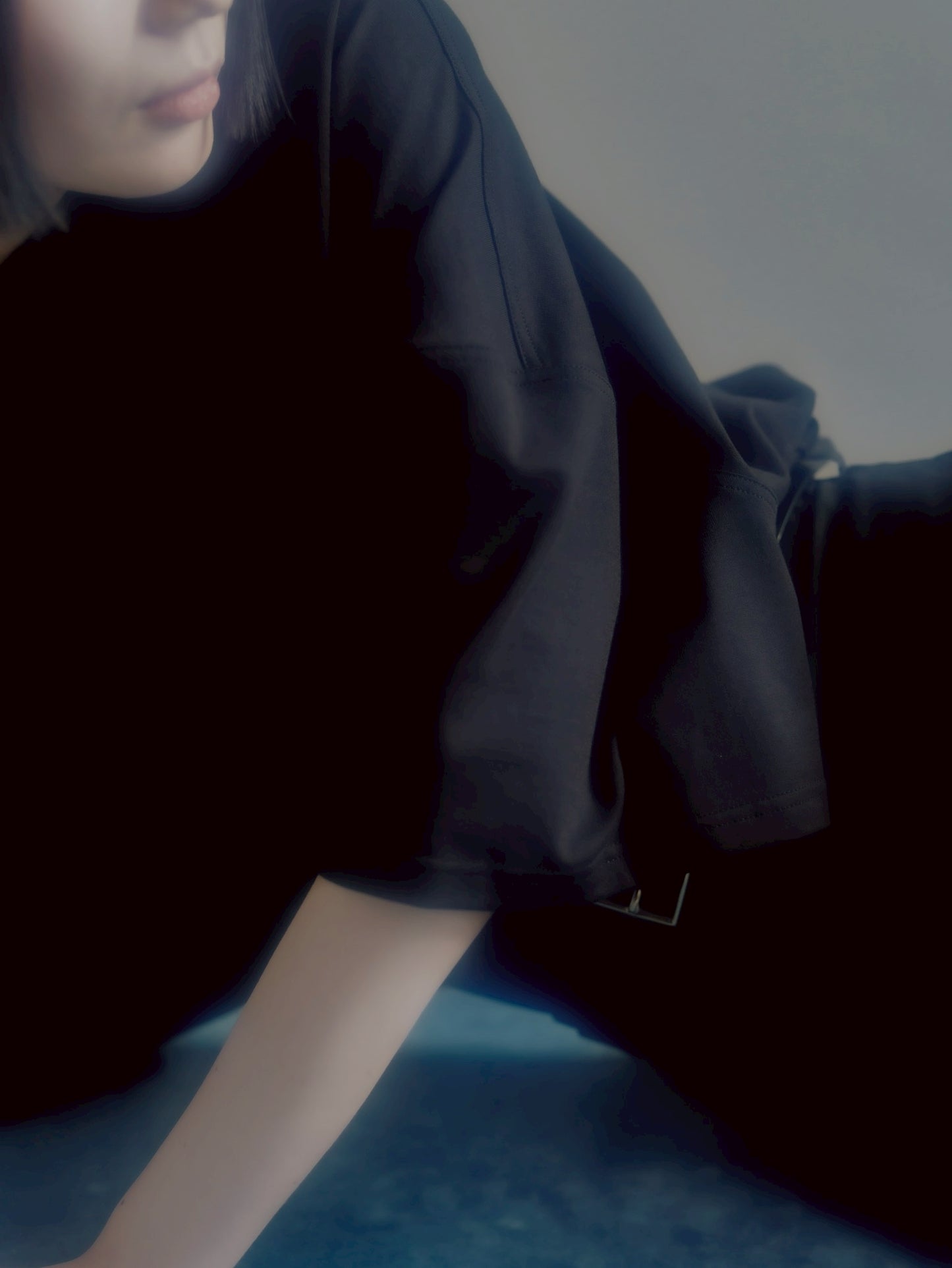 half sleeve tee (black)
