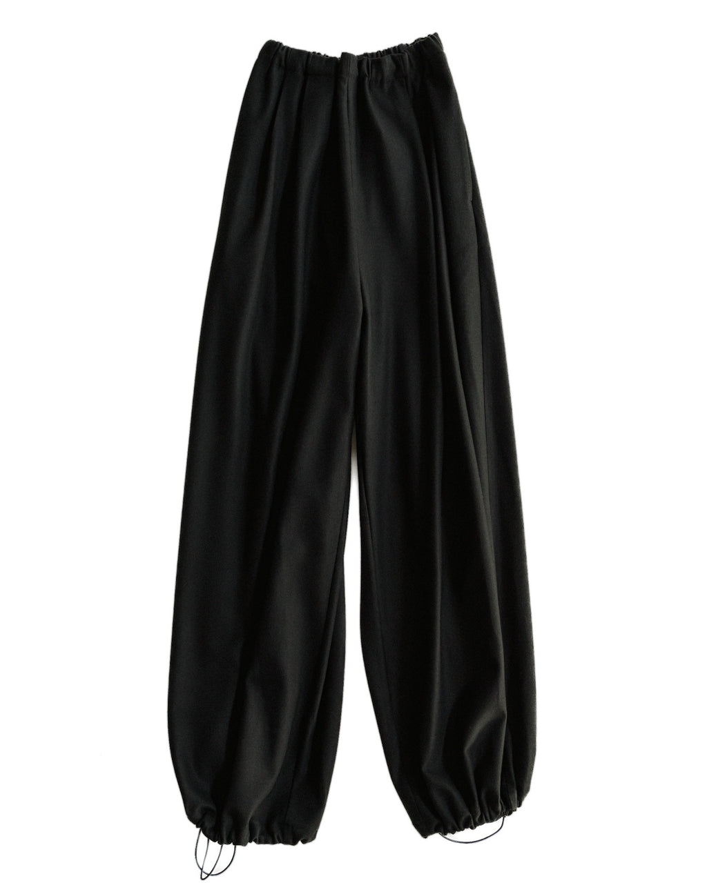 double brushed pants (black)