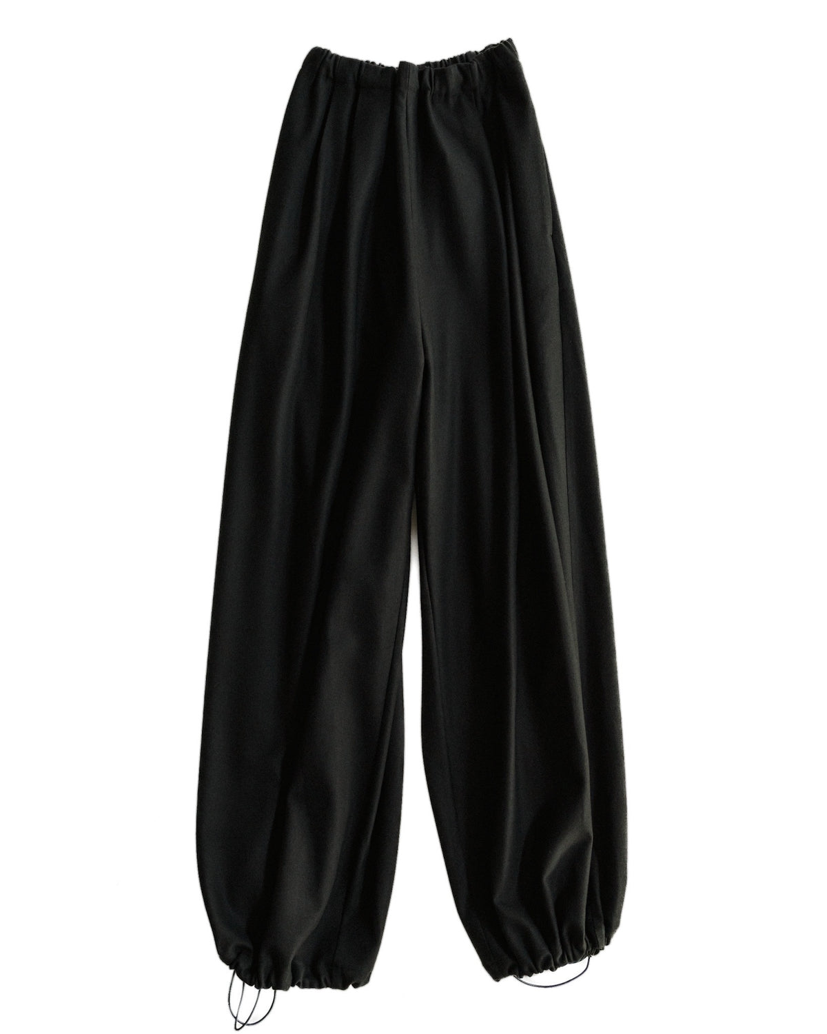 double brushed pants (black)