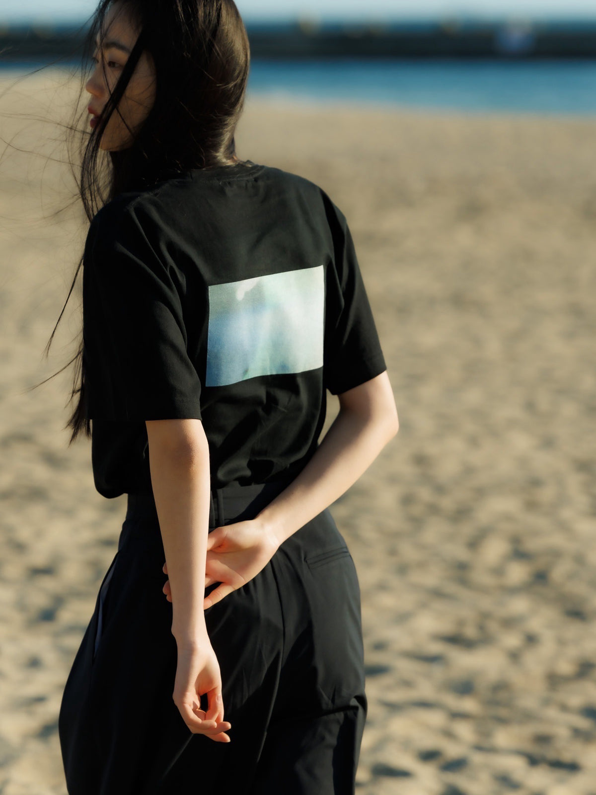photo tee (black)