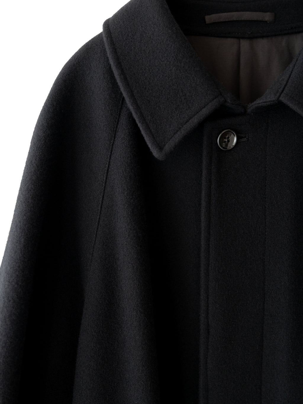 【pre order】Balmacaan coat (black)