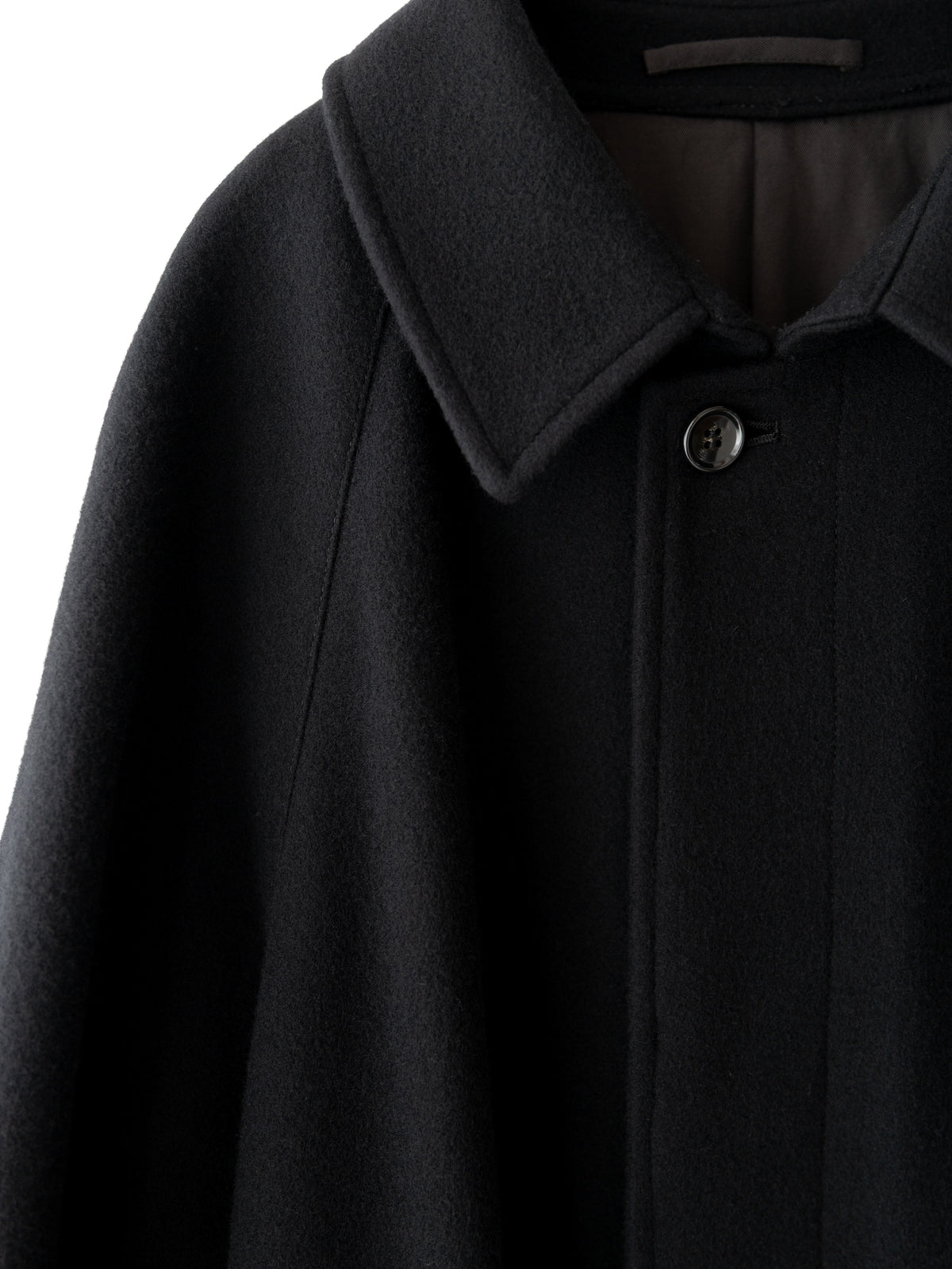 【pre order】Balmacaan coat (black)