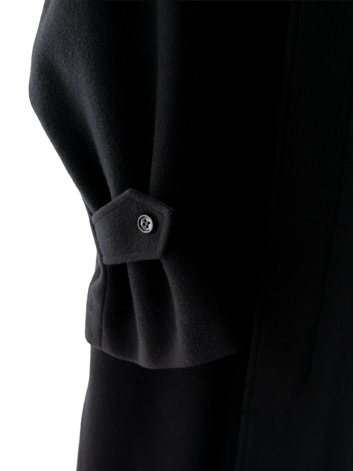 【pre order】Balmacaan coat (black)