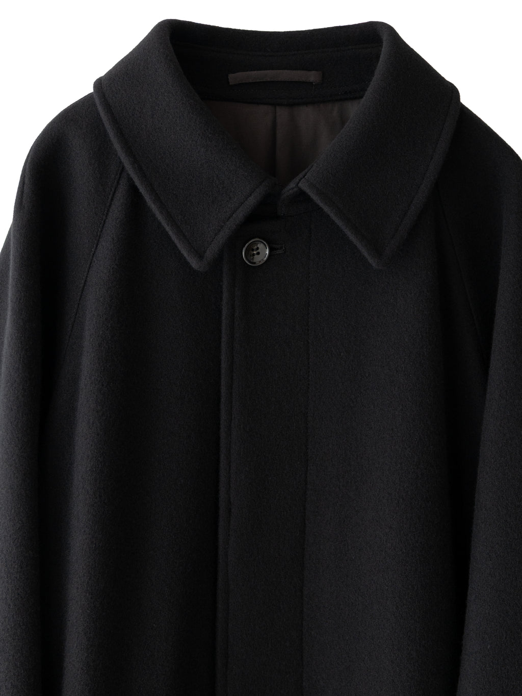 【pre order】Balmacaan coat (black)