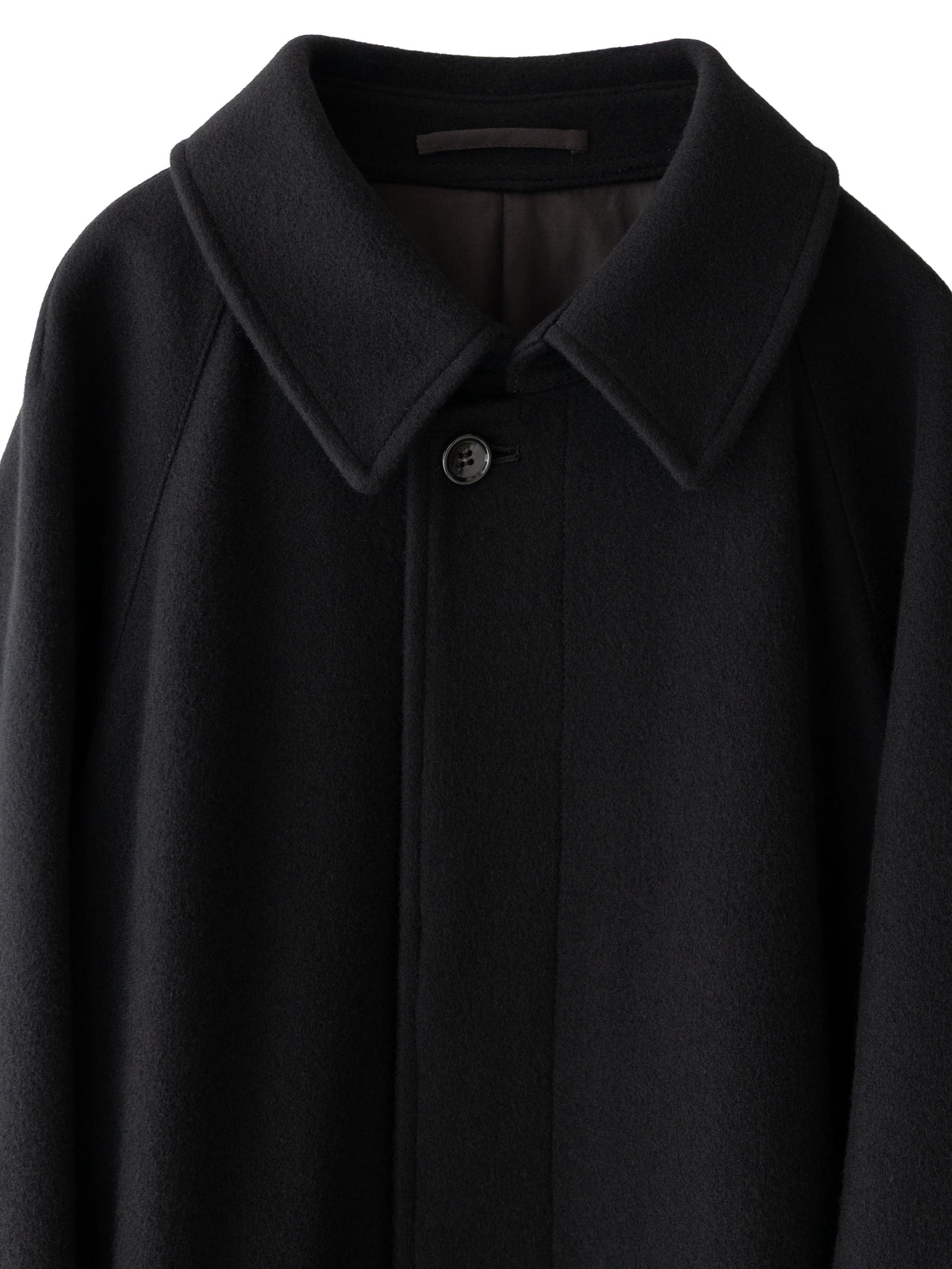 【pre order】Balmacaan coat (black)