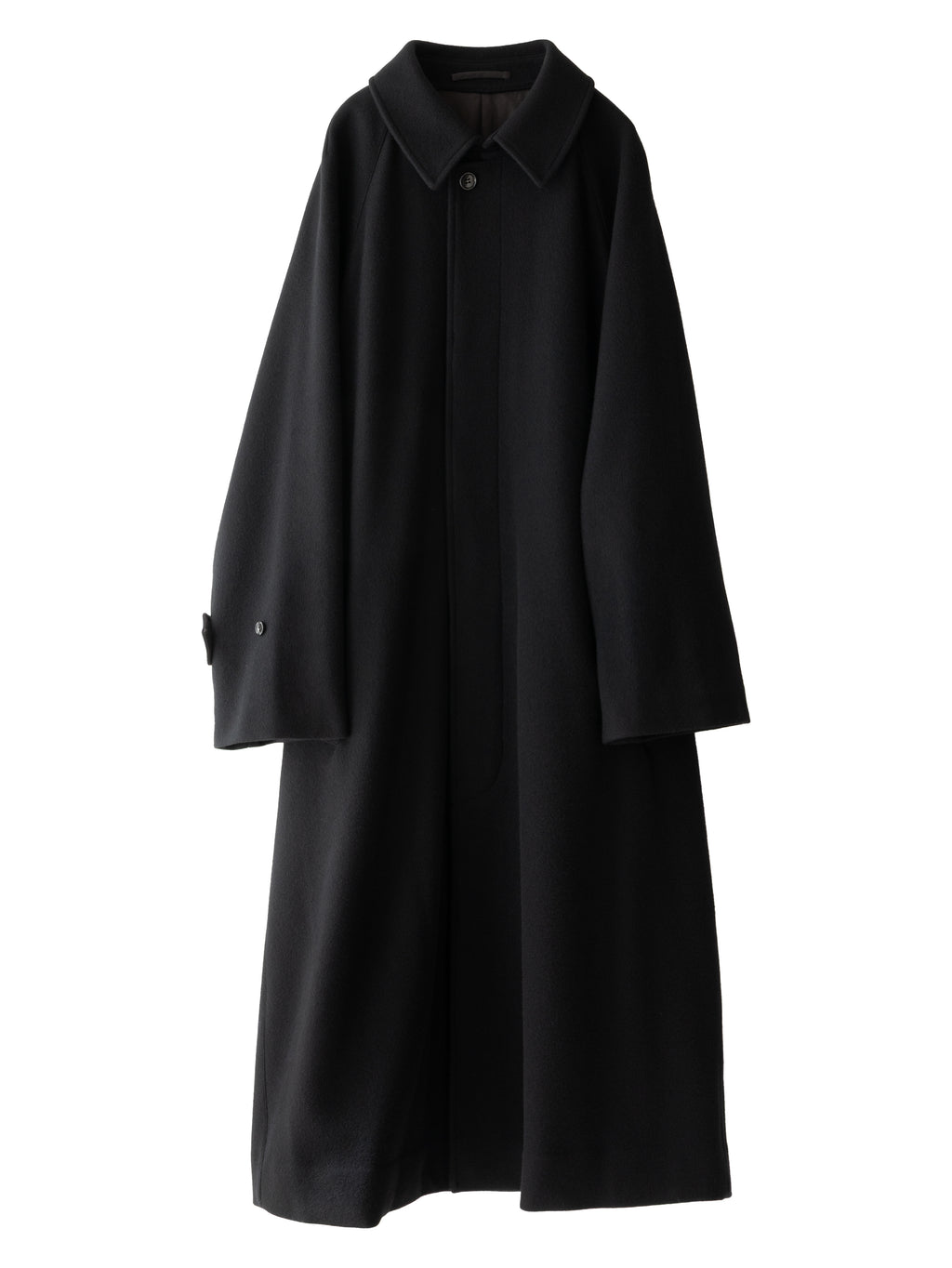 【pre order】Balmacaan coat (black)
