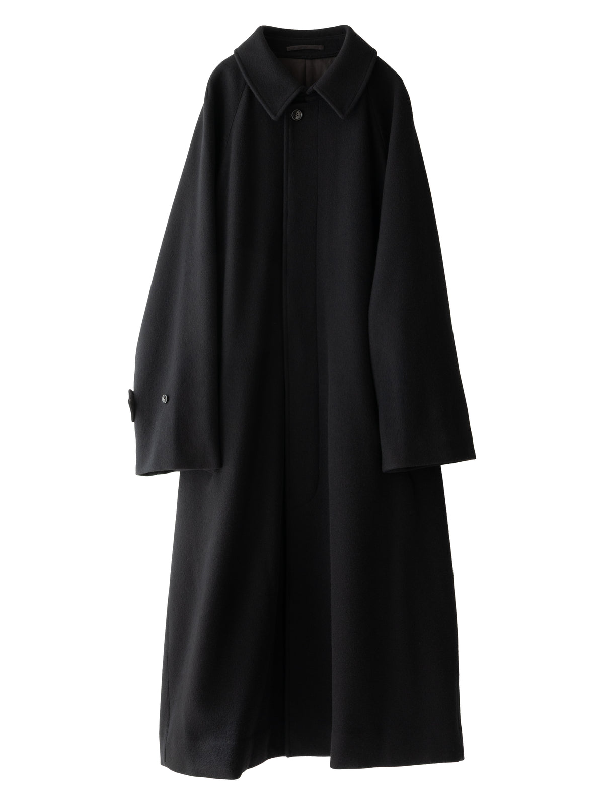 【pre order】Balmacaan coat (black)